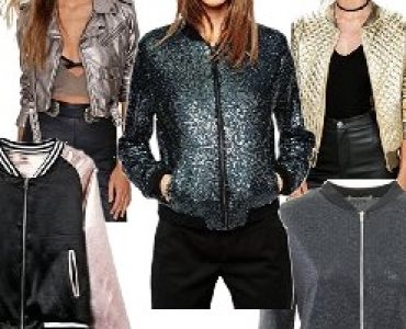 Metallic Bomber Jackets