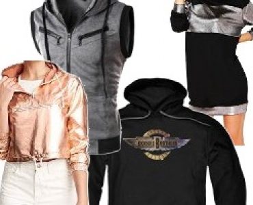 Metallic Sweatshirts and Hoodies