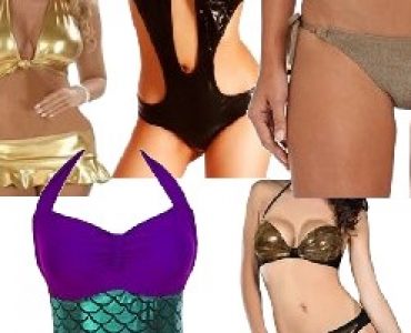 Metallic Bikinis and Swimwear